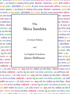 cover image of The Shiva Samhita: a Critical Edition and an English Translation